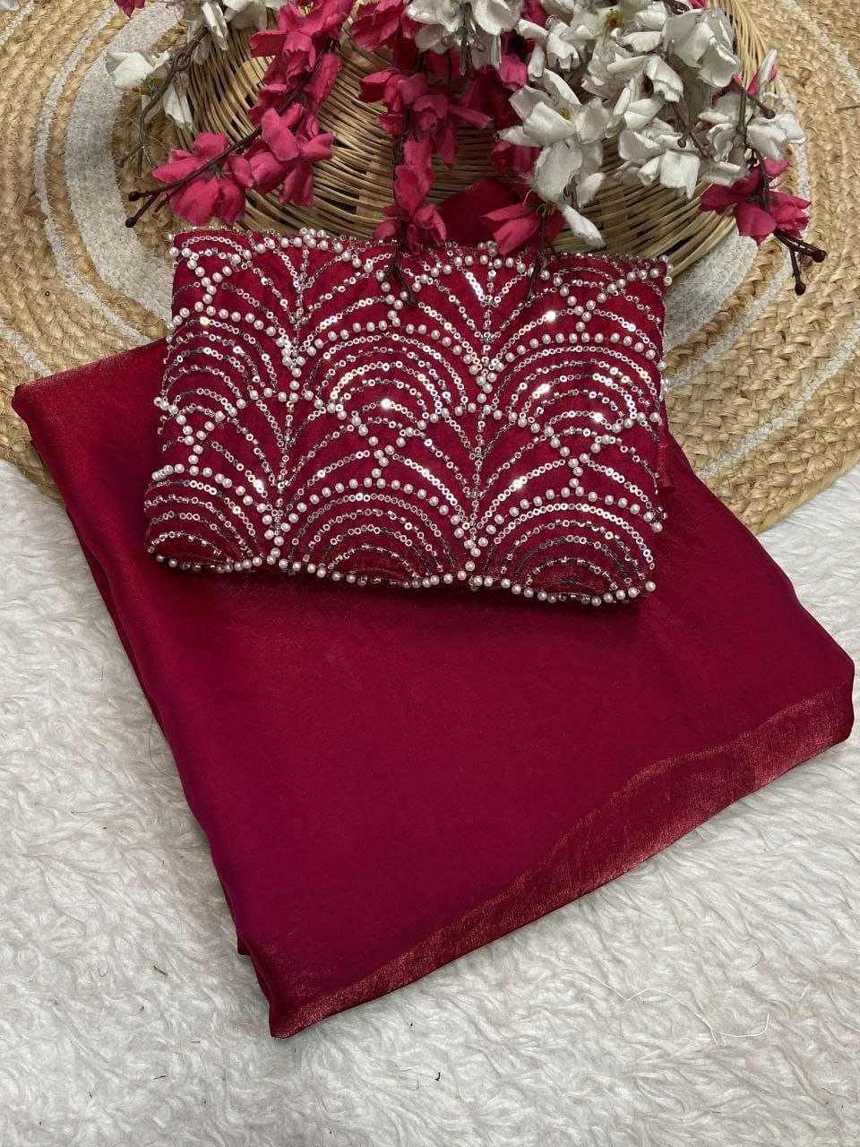 Ynf Space Silk RIN216 space queen Sarees Wholesale Party Wear Sarees Fancy Sarees Casual Sarees Manufacturer