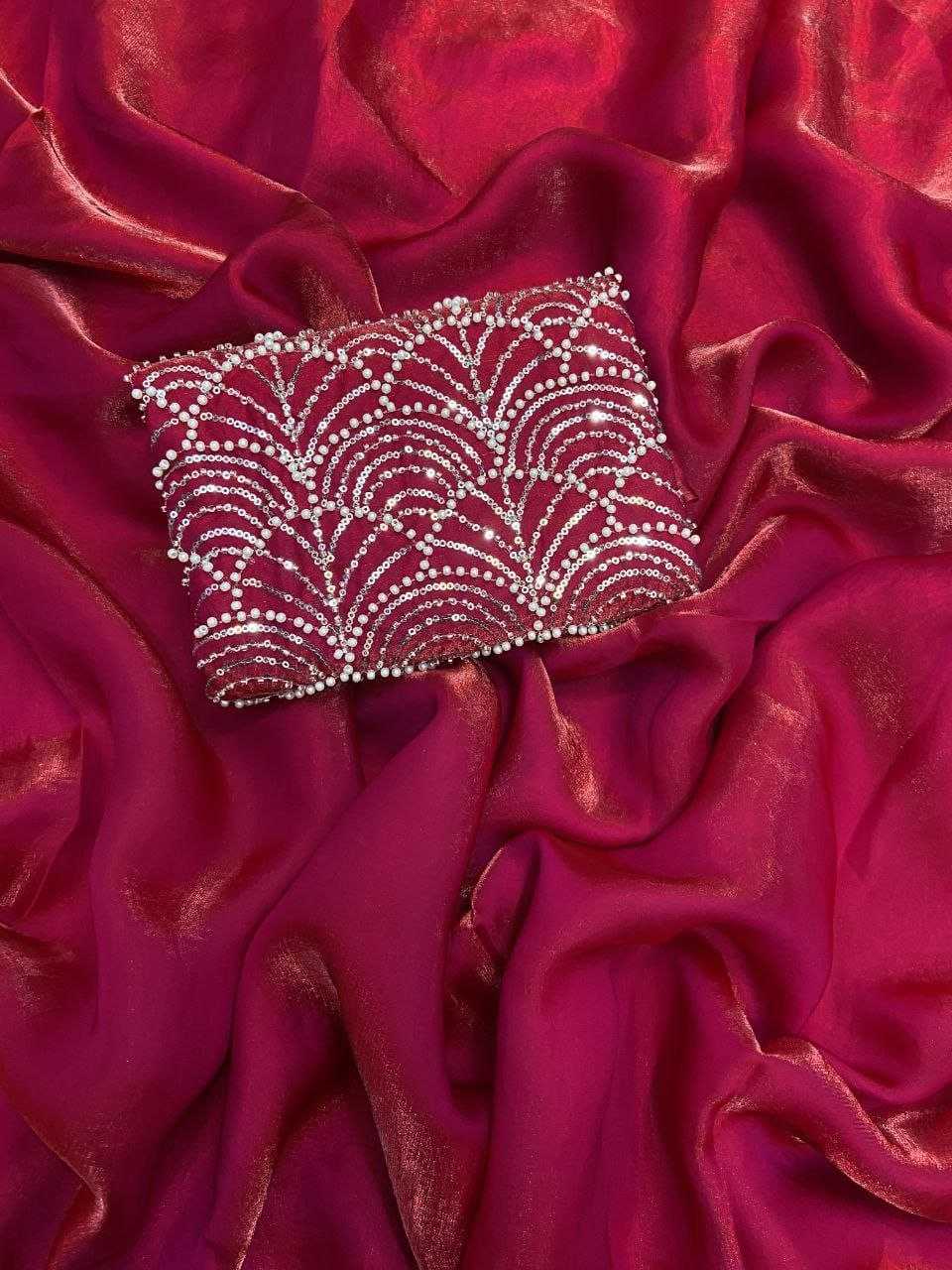 Ynf Space Silk RIN216 space queen Sarees Wholesale Party Wear Sarees Fancy Sarees Casual Sarees Manufacturer