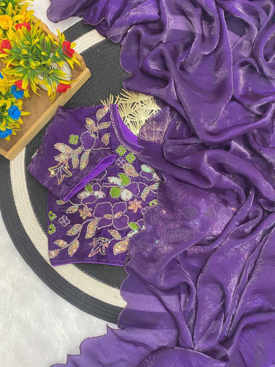Ynf Space Silk RIN216 urvashi Sarees Wholesale Party Wear Sarees Fancy Sarees Plain Sarees Cutwork Saree Manufacturer