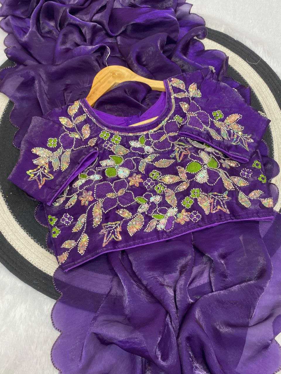 Ynf Space Silk RIN216 urvashi Sarees Wholesale Party Wear Sarees Fancy Sarees Plain Sarees Cutwork Saree Manufacturer