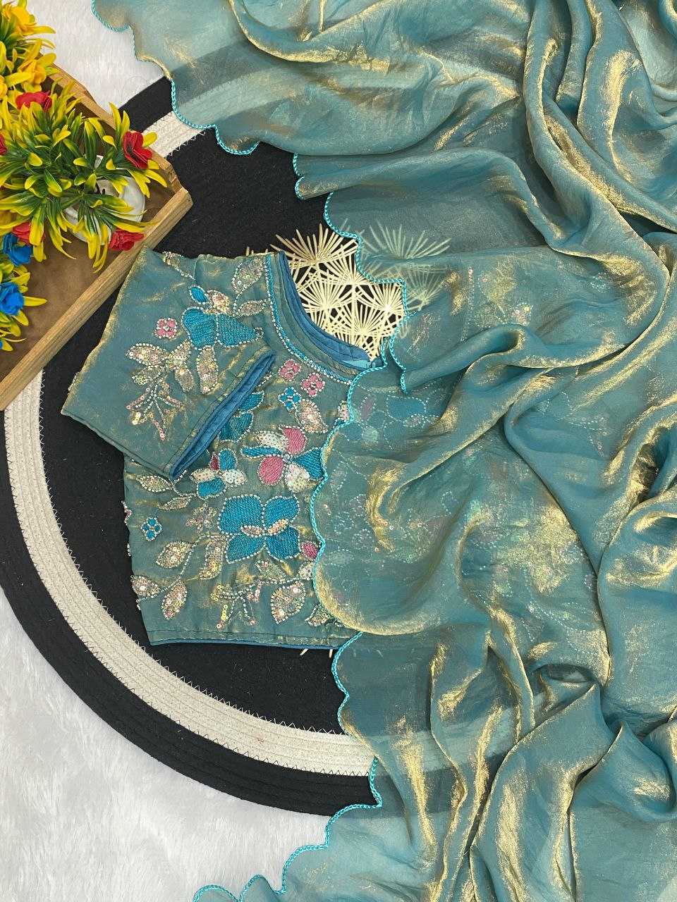 Ynf Space Silk RIN216 urvashi Sarees Wholesale Party Wear Sarees Fancy Sarees Plain Sarees Cutwork Saree Manufacturer
