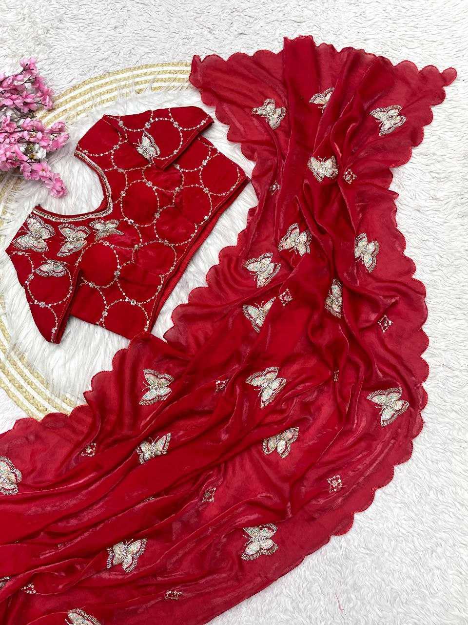 Ynf Space Silk RIN216 vaidehi Sarees Wholesale Party Wear Sarees Fancy Sarees Cutwork Saree Manufacturer