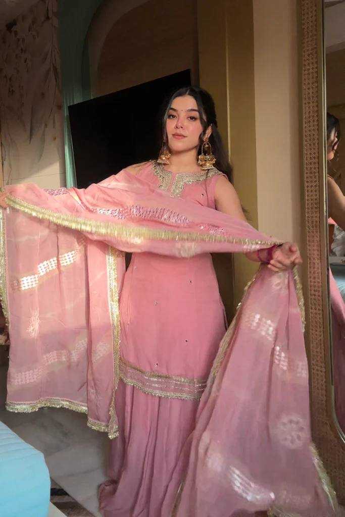 Ynf Tabby Silk Organza KESH499 5282 Suits & Dresses Wedding Collections Festive Collections Wholesale Sharara Salwar Suits Embroidery Suits Designer Suits Manufacturer