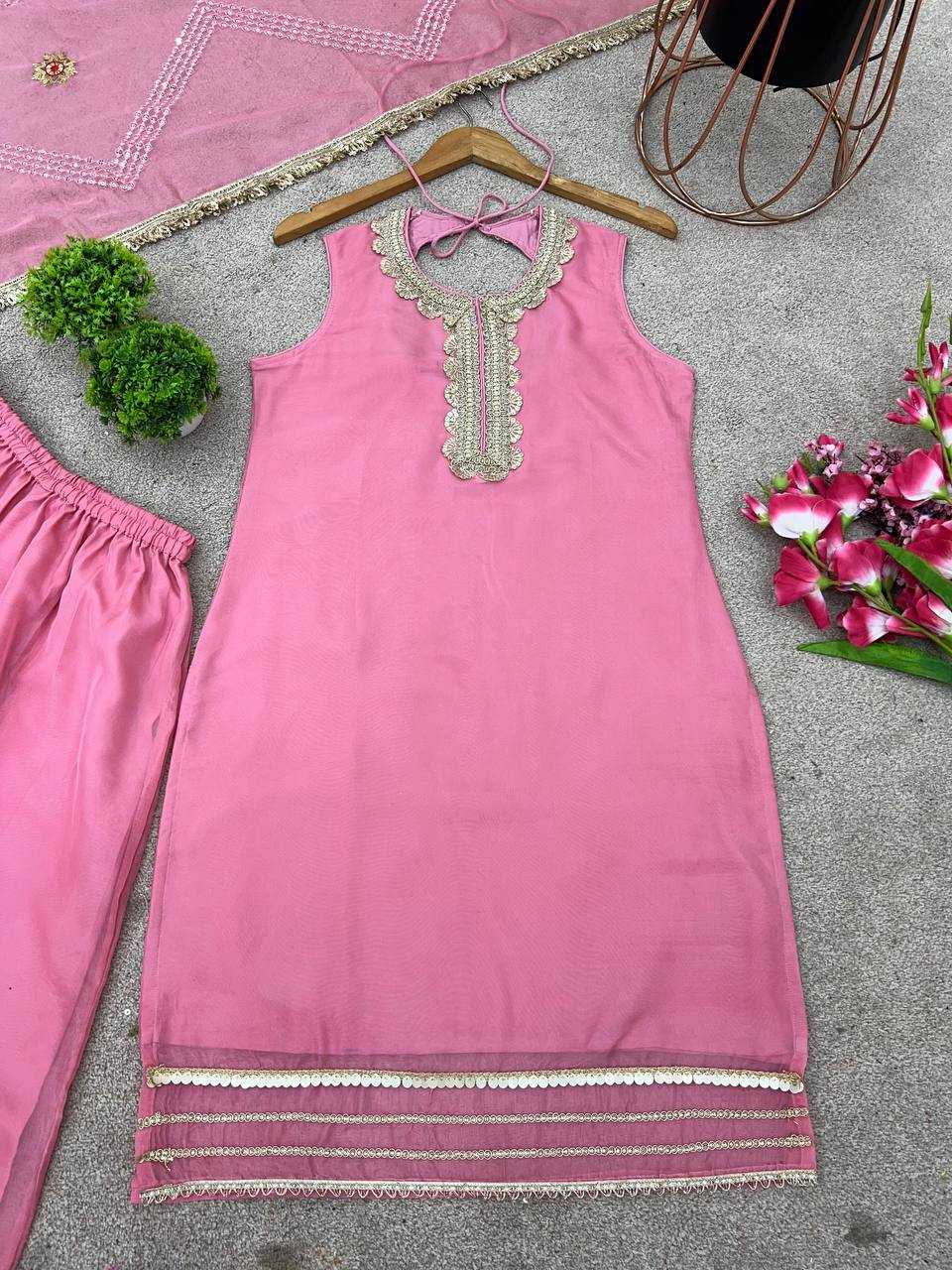 Ynf Tabby Silk Organza KESH499 5282 Suits & Dresses Wedding Collections Festive Collections Wholesale Sharara Salwar Suits Embroidery Suits Designer Suits Manufacturer