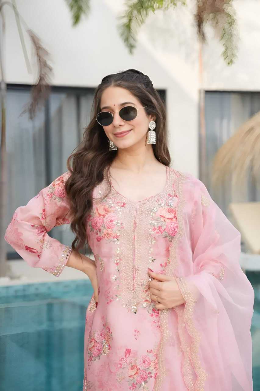 Ynf Tabby Silk RIN129 024 Suits & Dresses Wedding Collections Festive Collections Wholesale Printed Suits Embroidery Suits Ladies Silk Suit Manufacturer