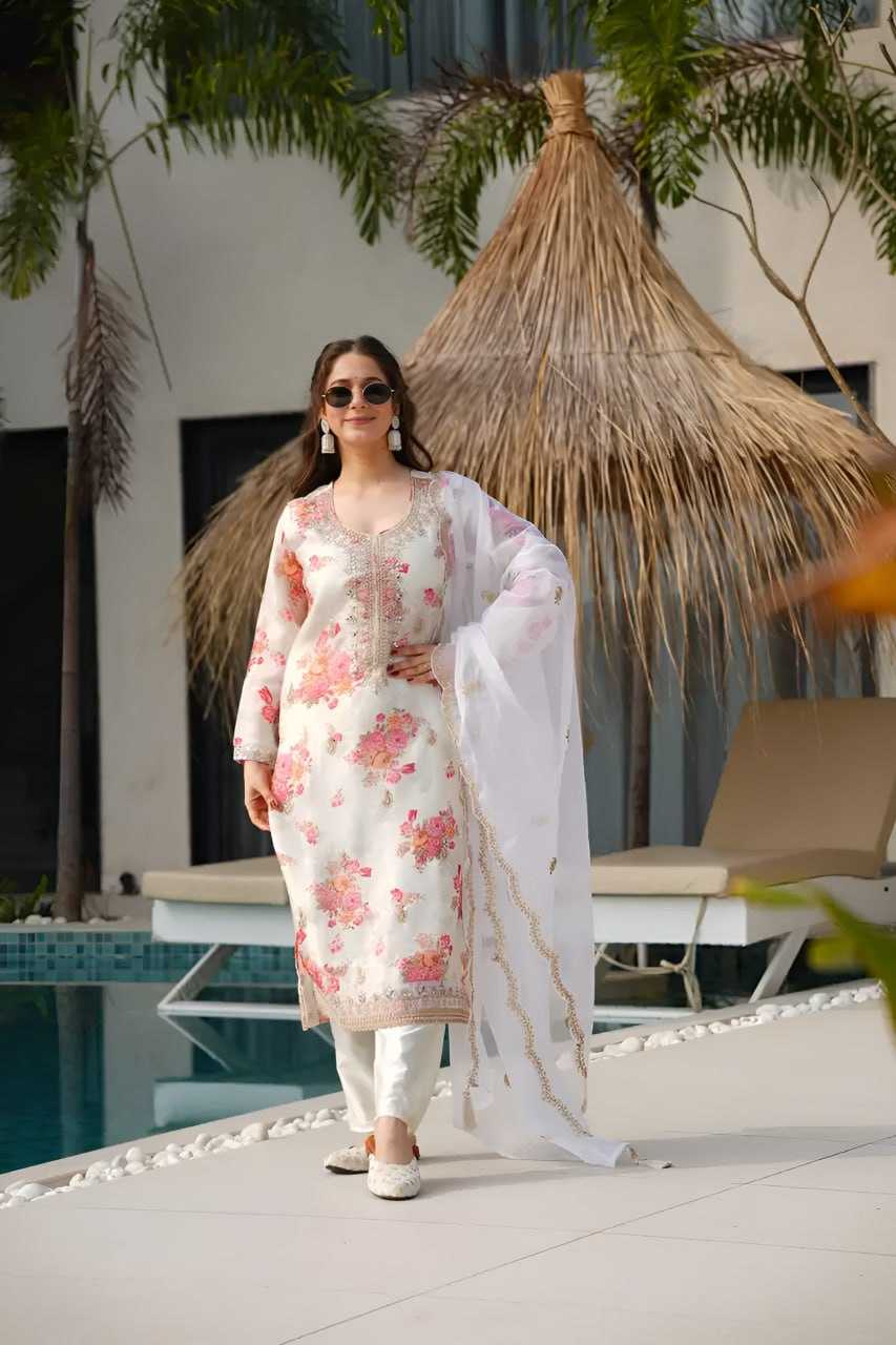 Ynf Tabby Silk RIN129 024 Suits & Dresses Wedding Collections Festive Collections Wholesale Printed Suits Embroidery Suits Ladies Silk Suit Manufacturer