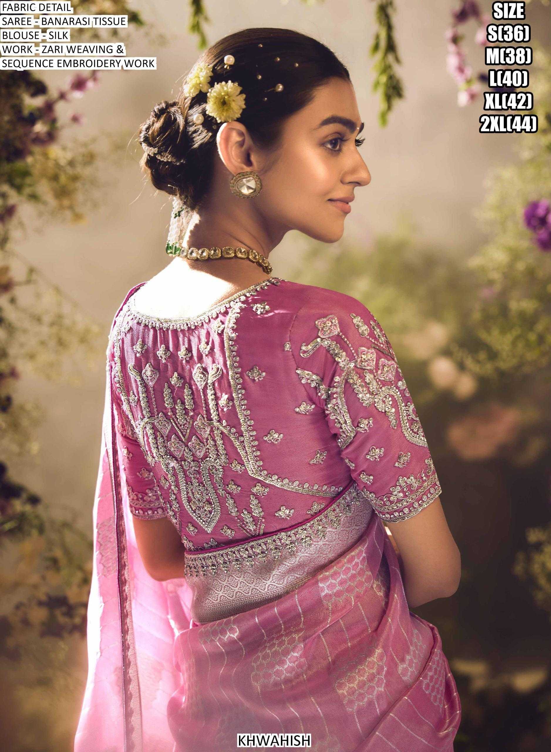 Ynf Tissue KESH481 203 Sarees Wedding Collections Festive Collections Wholesale Festive Sarees Zari Sarees Sarees With Blouse Manufacturer