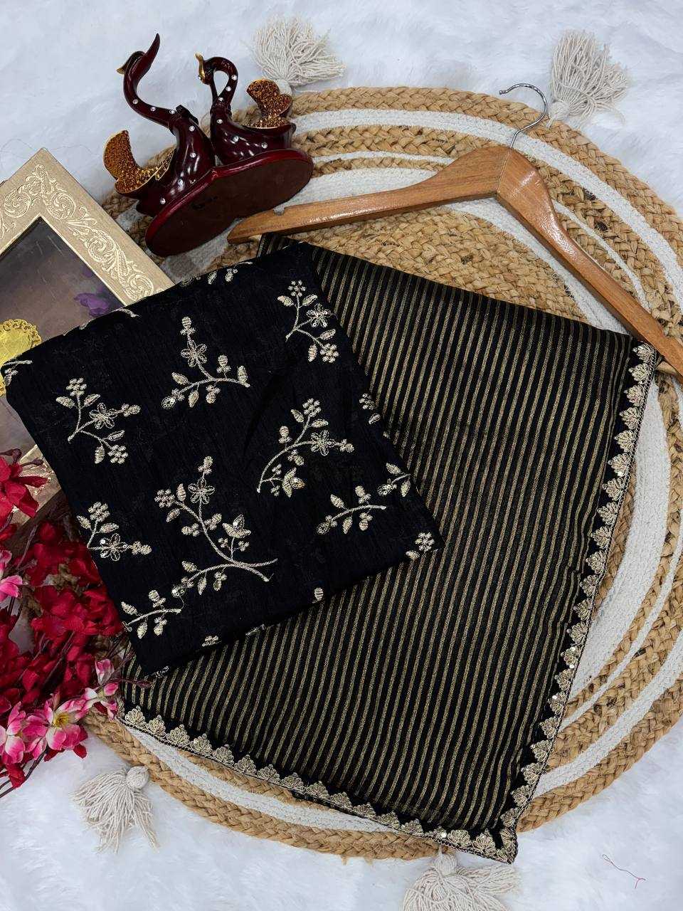 Ynf Tissue RIN151 5460 Sarees Bollywood Collections Festive Collections Wholesale Embroidered Sarees Zari Sarees Sarees With Blouse Manufacturer