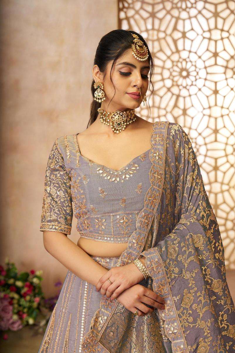 Ynf Tissue RIN230 61 Lehengas Wholesale Designer Lehenga Bridal Lehenga Silk Lehenga Manufacturer