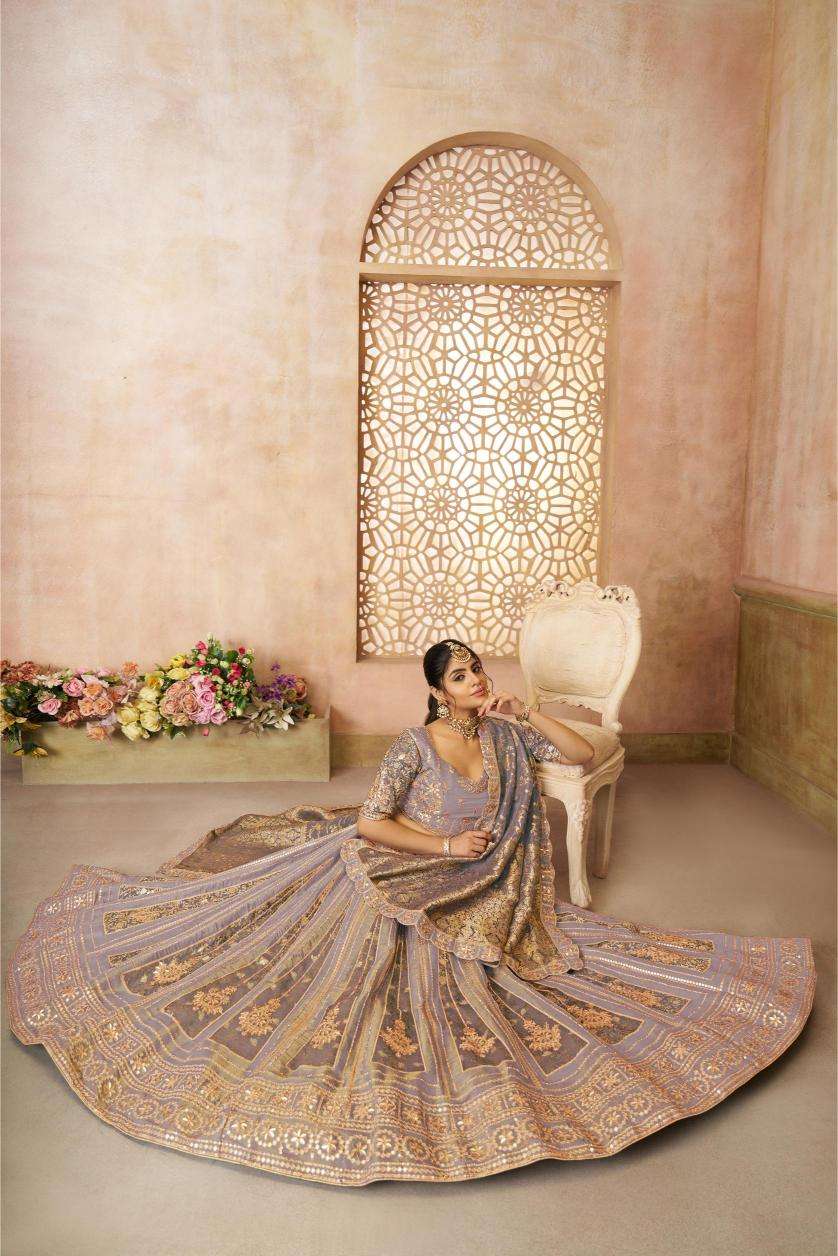 Ynf Tissue RIN230 61 Lehengas Wholesale Designer Lehenga Bridal Lehenga Silk Lehenga Manufacturer
