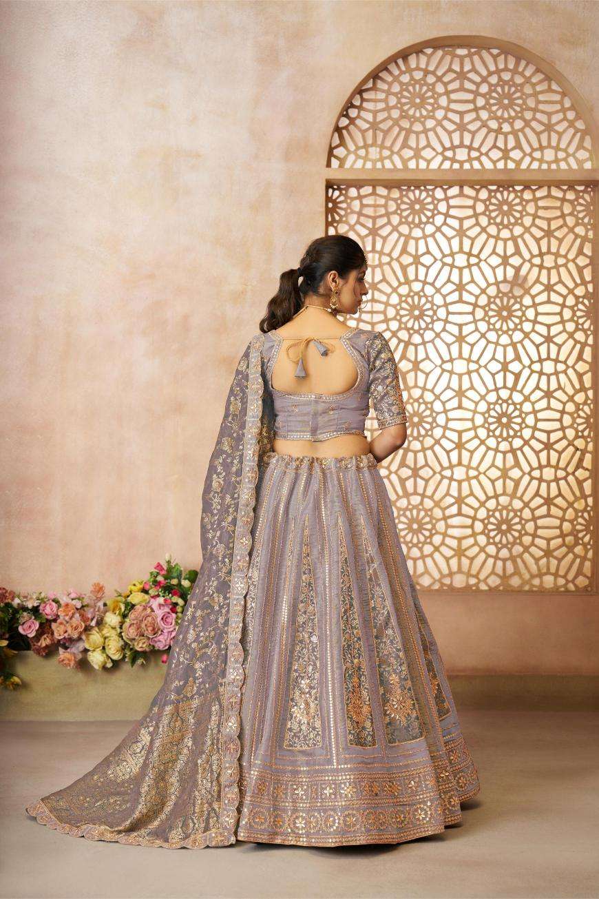 Ynf Tissue RIN230 61 Lehengas Wholesale Designer Lehenga Bridal Lehenga Silk Lehenga Manufacturer