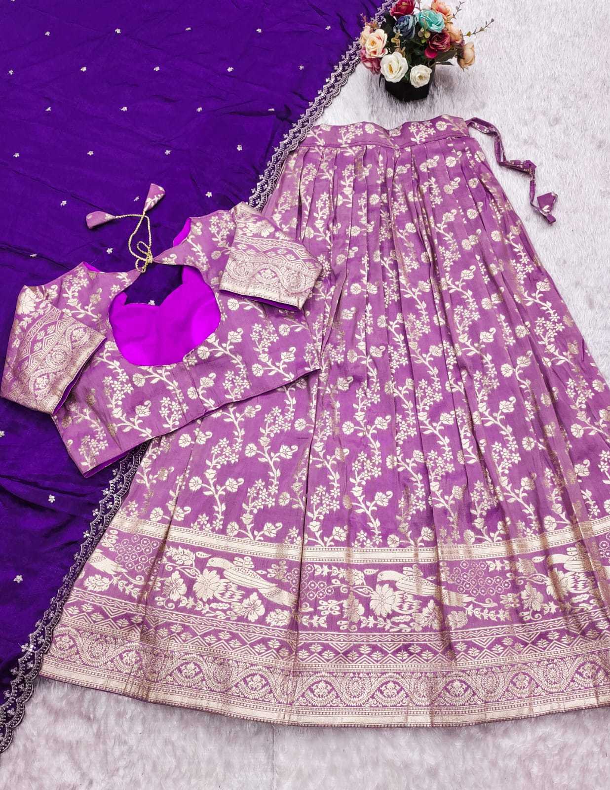 Ynf Tissue Silk KESH493 103 Lehengas Wholesale Designer Lehenga Silk Lehenga Embroidered Lehenga Manufacturer