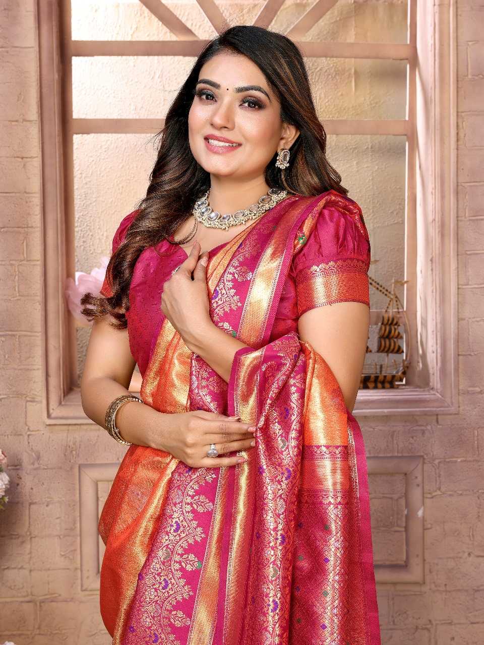 Ynf Tissue Silk RIN144 Sundari Silk Sarees Wedding Collections Festive Collections Wholesale Banarasi Silk Sarees Designer Silk Sarees Silk Sarees For Weddings Manufacturer