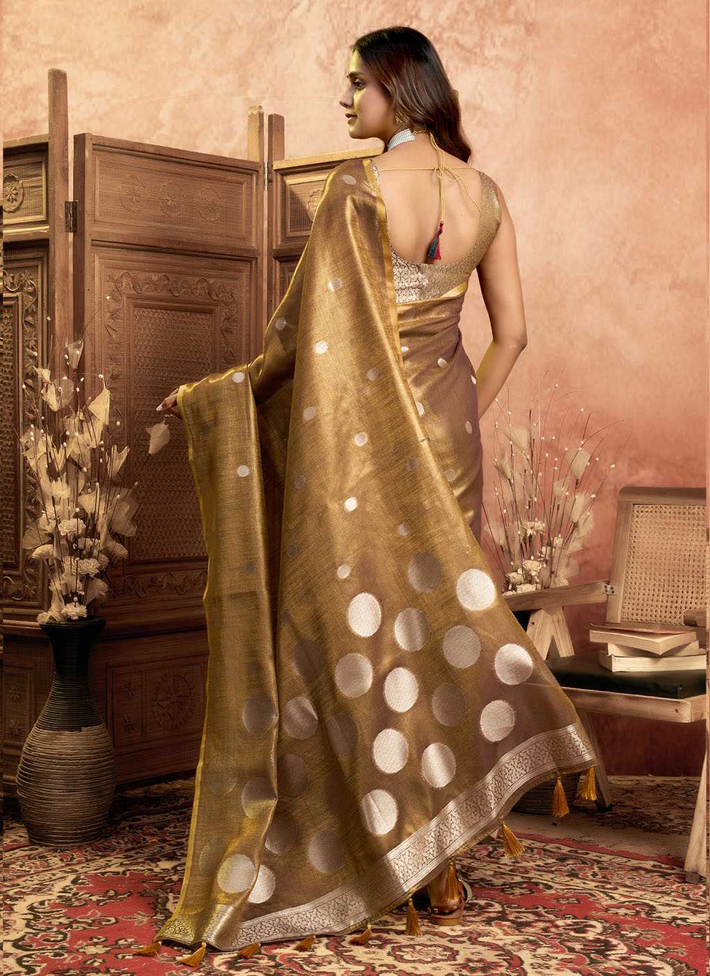 Ynf Tissue Silk RIN197 3005 Silk Sarees Wholesale Bridal Silk Sarees Designer Silk Sarees Fancy Silk Sarees Manufacturer