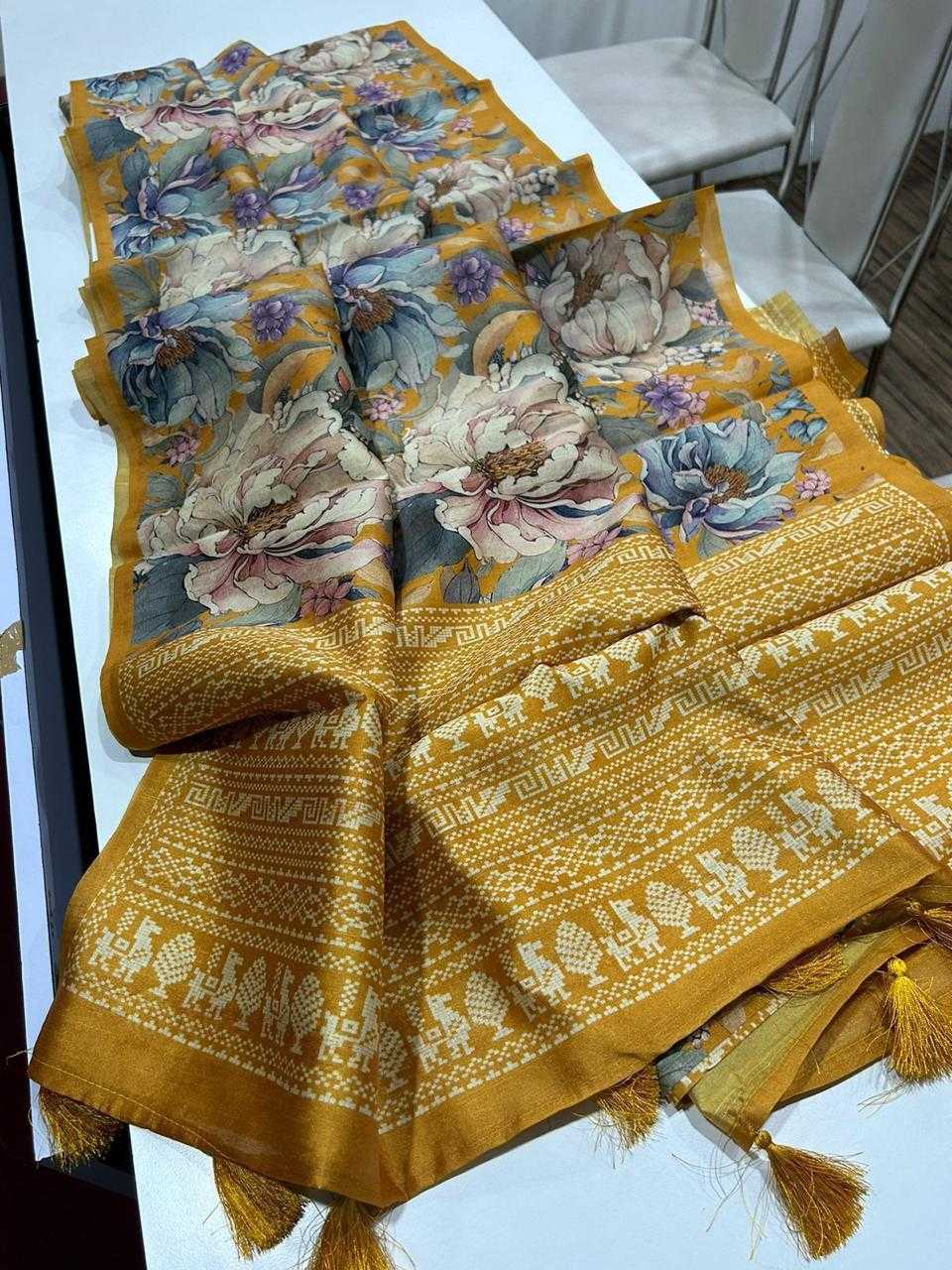 Ynf Tussar Silk KESH484 266 Sarees Wedding Collections Festive Collections Wholesale Printed Sarees Tussar Sarees Sarees With Blouse Manufacturer