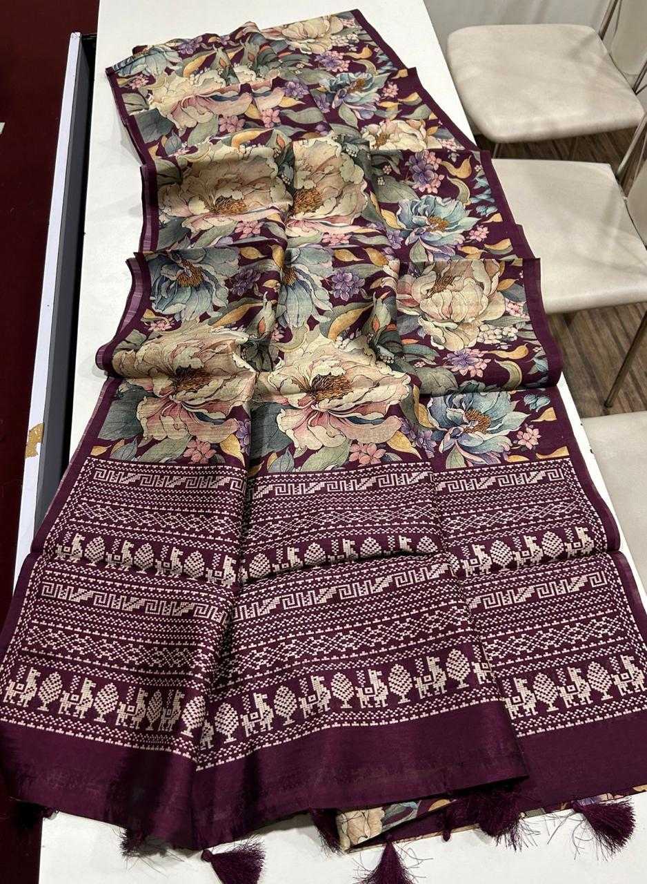 Ynf Tussar Silk KESH484 266 Sarees Wedding Collections Festive Collections Wholesale Printed Sarees Tussar Sarees Sarees With Blouse Manufacturer