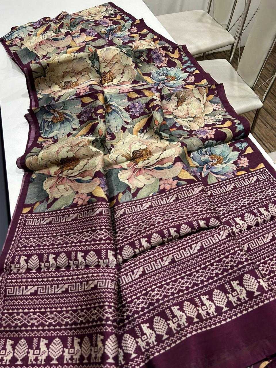 Ynf Tussar Silk KESH484 266 Sarees Wedding Collections Festive Collections Wholesale Printed Sarees Tussar Sarees Sarees With Blouse Manufacturer