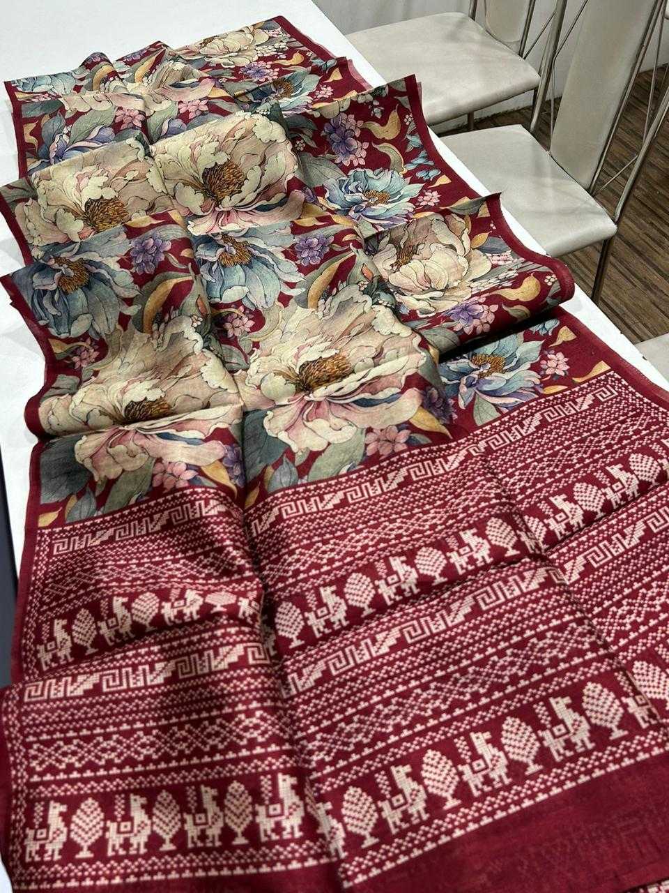 Ynf Tussar Silk KESH484 266 Sarees Wedding Collections Festive Collections Wholesale Printed Sarees Tussar Sarees Sarees With Blouse Manufacturer