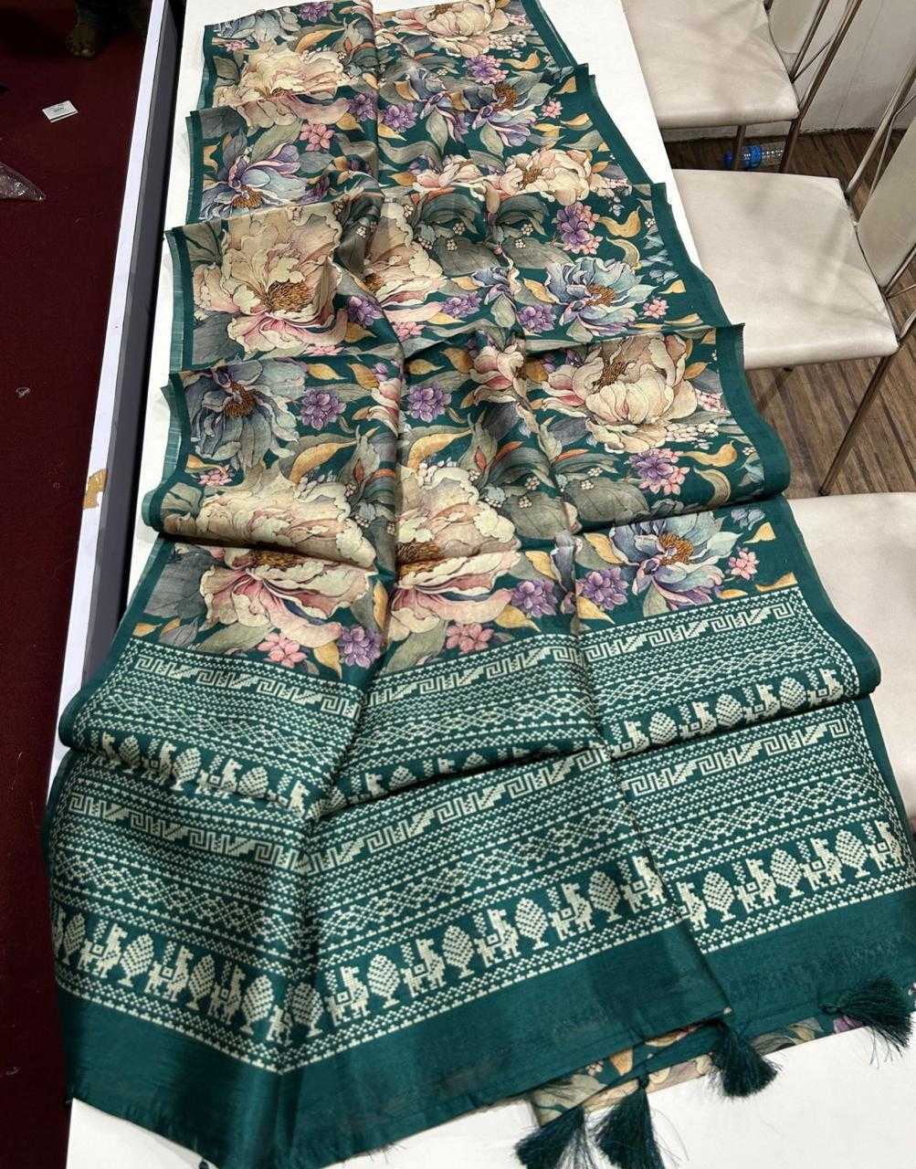 Ynf Tussar Silk KESH484 266 Sarees Wedding Collections Festive Collections Wholesale Printed Sarees Tussar Sarees Sarees With Blouse Manufacturer