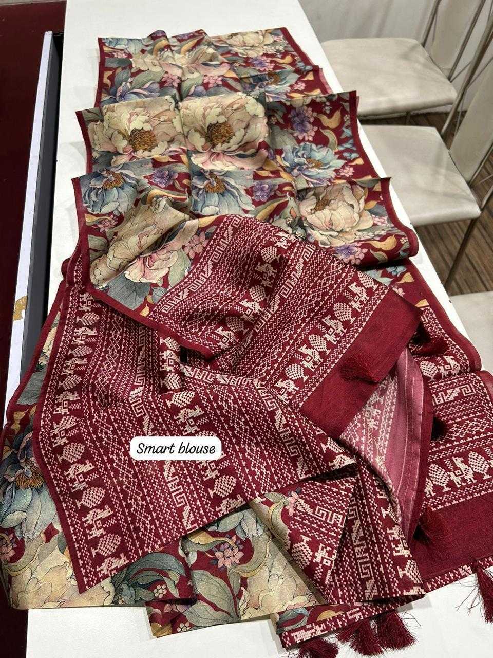 Ynf Tussar Silk KESH484 266 Sarees Wedding Collections Festive Collections Wholesale Printed Sarees Tussar Sarees Sarees With Blouse Manufacturer