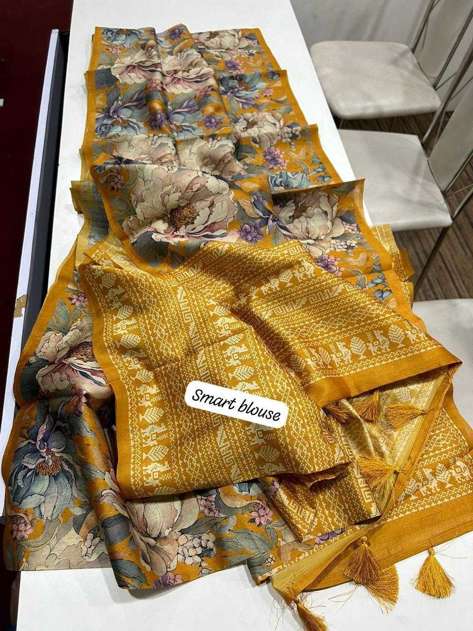 Ynf Tussar Silk KESH484 266 Sarees Wedding Collections Festive Collections Wholesale Printed Sarees Tussar Sarees Sarees With Blouse Manufacturer
