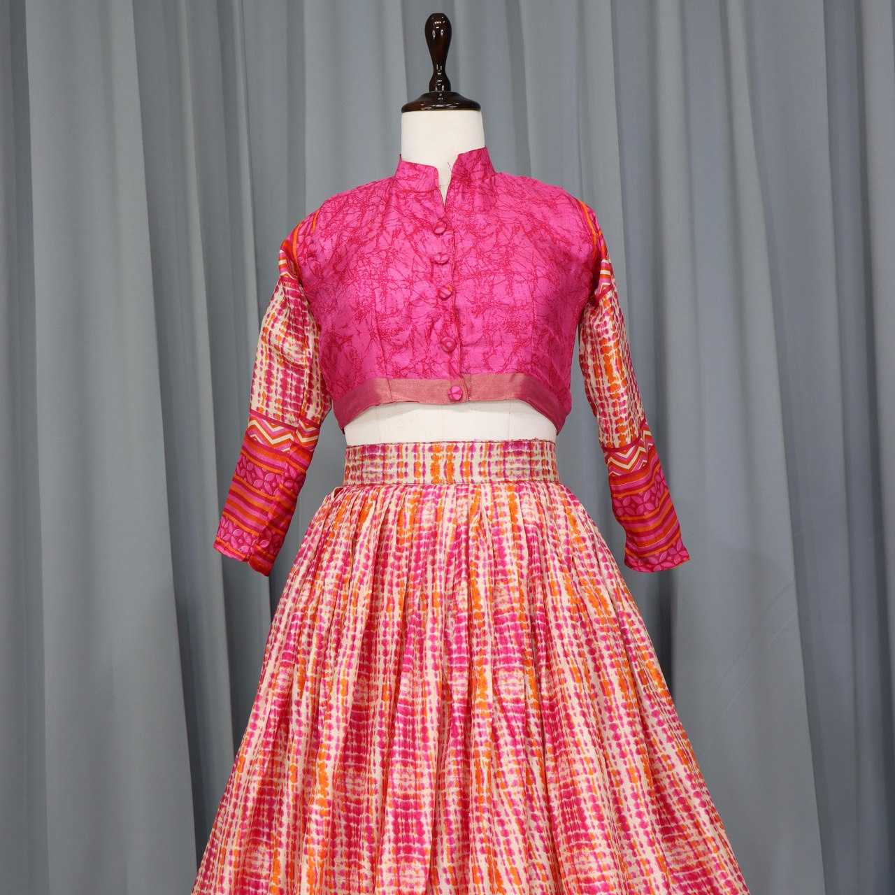 Ynf Tussar Silk RIN119 7141 Lehengas Wedding Collections Festive Collections Wholesale Silk Lehenga Printed Lehenga Lehenga With Blouse Manufacturer