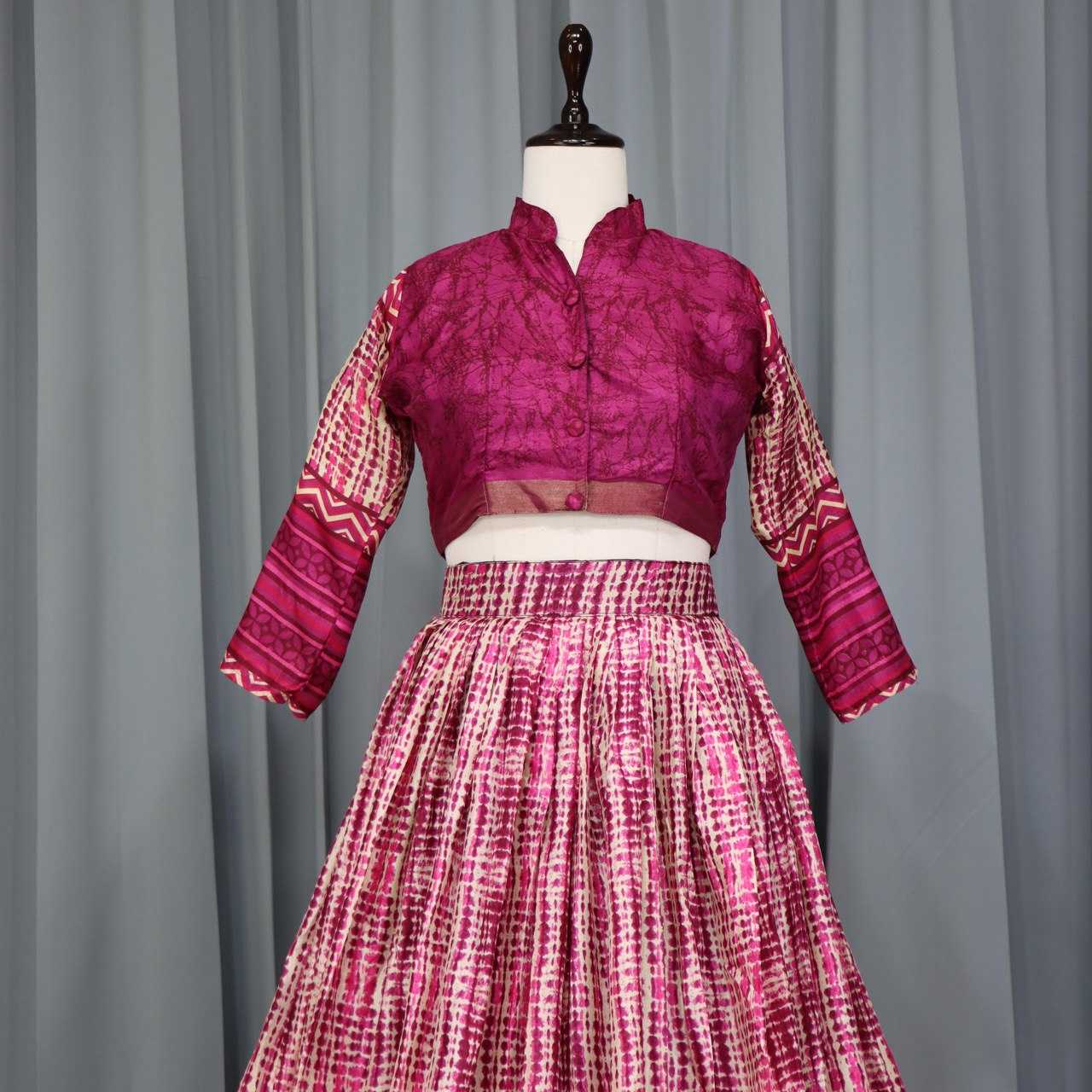 Ynf Tussar Silk RIN119 7141 Lehengas Wedding Collections Festive Collections Wholesale Silk Lehenga Printed Lehenga Lehenga With Blouse Manufacturer