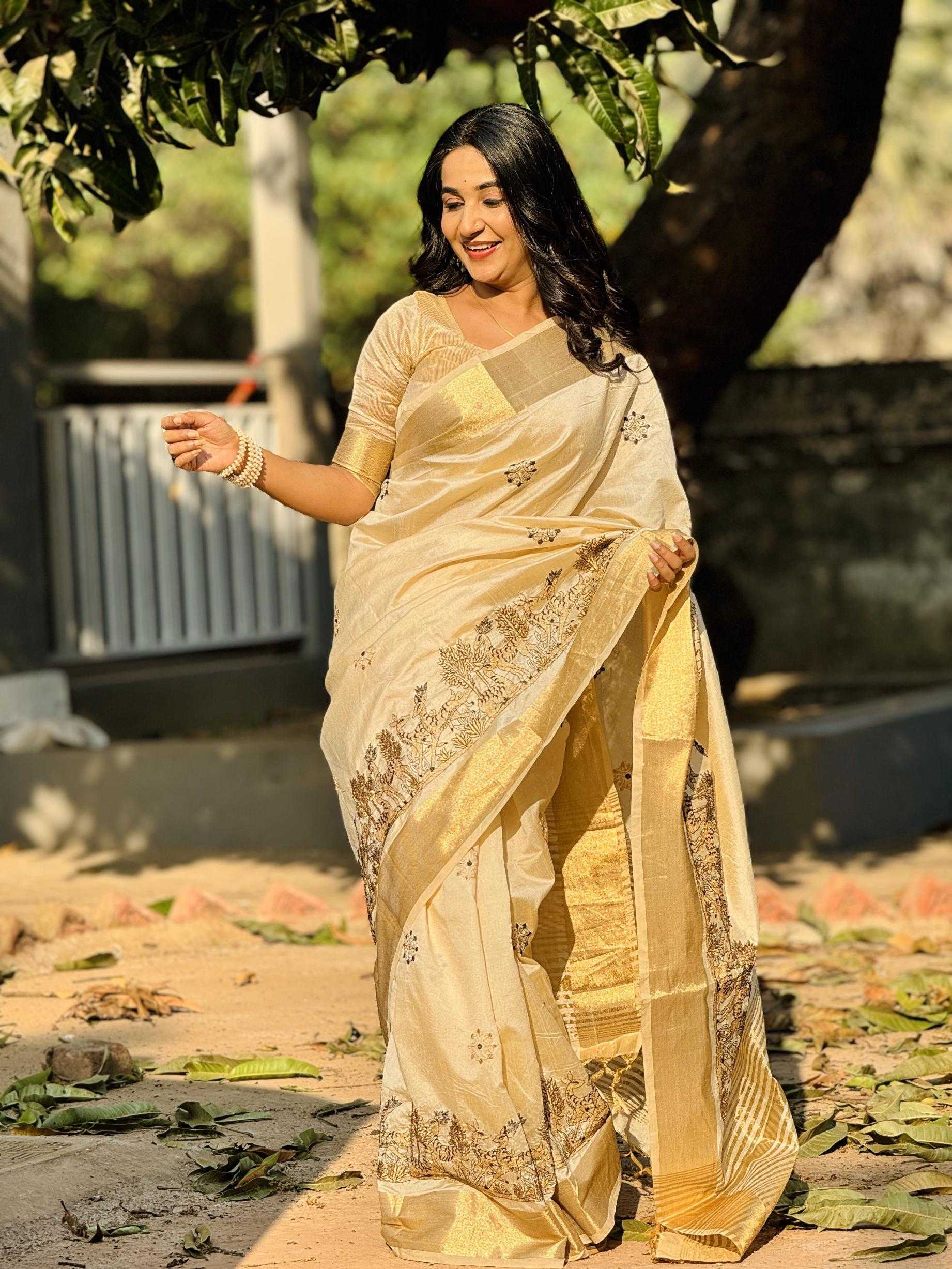 Ynf Tussar Silk RIN211 Tusser-vol-1 Silk Sarees Wholesale Soft Silk Sarees Fancy Silk Sarees Embroidered Silk Sarees Manufacturer