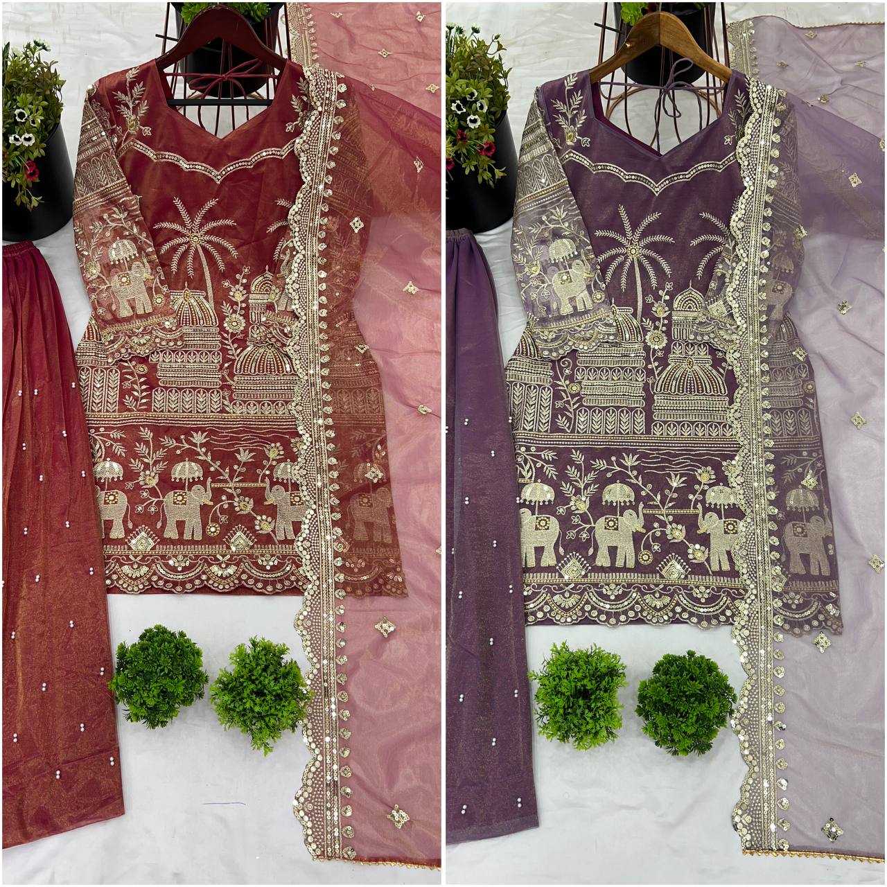 Ynf Twill Net KESH499 5247 Suits & Dresses Wholesale Ladies Suits Sharara Salwar Suits Embroidery Suits Manufacturer