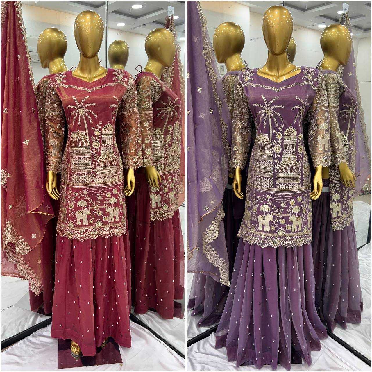 Ynf Twill Net KESH499 5247 Suits & Dresses Wholesale Ladies Suits Sharara Salwar Suits Embroidery Suits Manufacturer