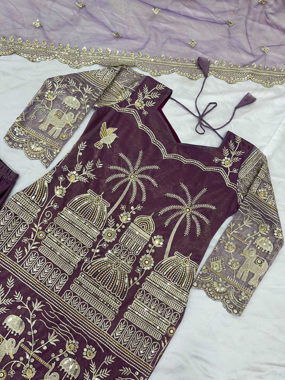 Ynf Twill Net KESH499 5247 Suits & Dresses Wholesale Ladies Suits Sharara Salwar Suits Embroidery Suits Manufacturer