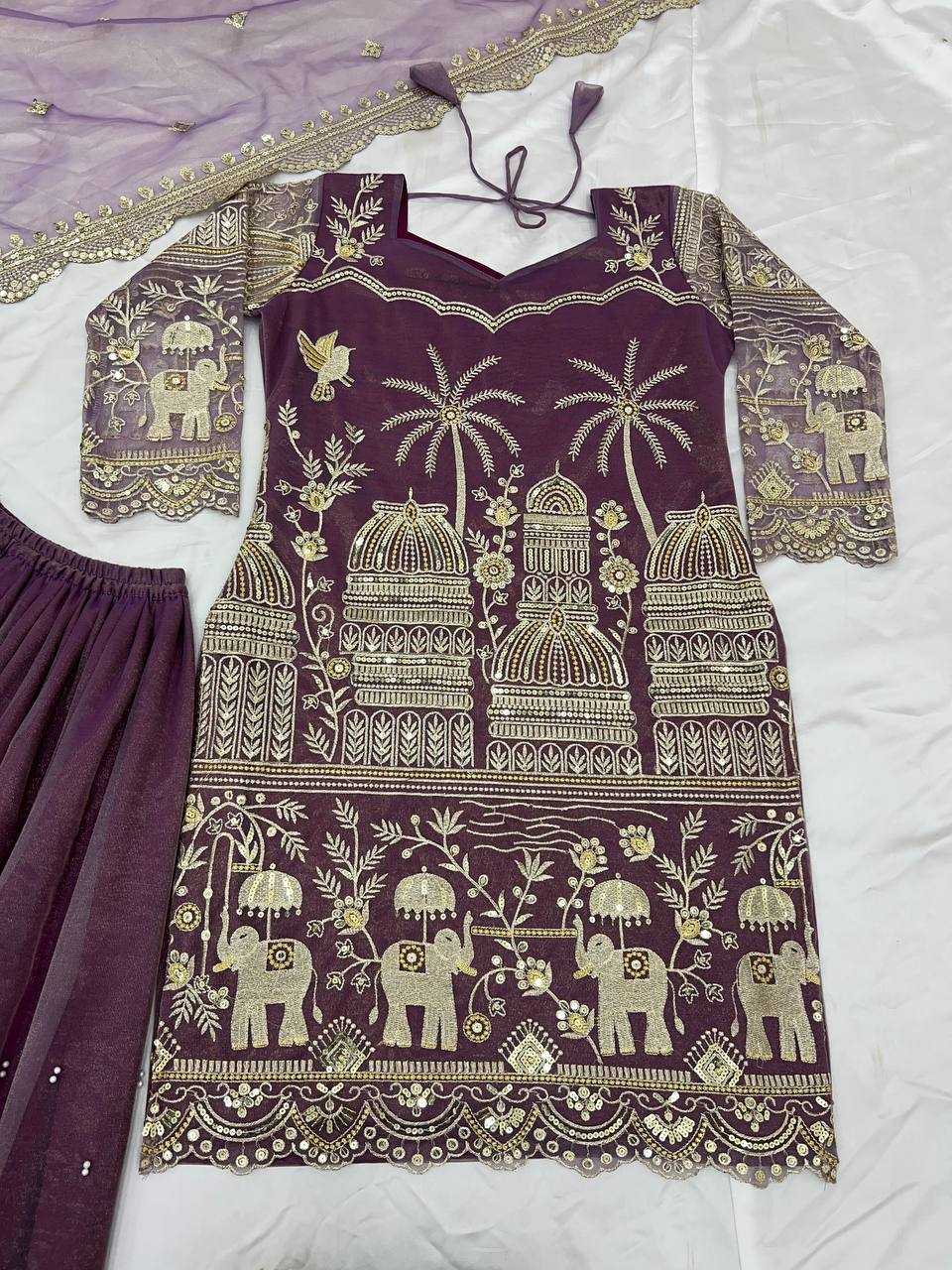 Ynf Twill Net KESH499 5247 Suits & Dresses Wholesale Ladies Suits Sharara Salwar Suits Embroidery Suits Manufacturer