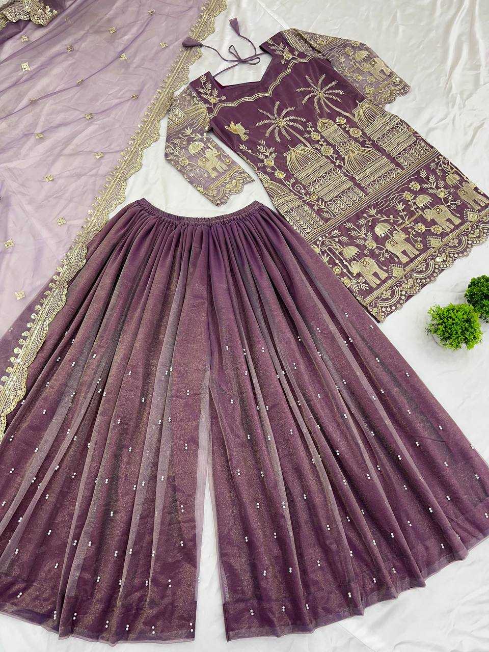 Ynf Twill Net KESH499 5247 Suits & Dresses Wholesale Ladies Suits Sharara Salwar Suits Embroidery Suits Manufacturer