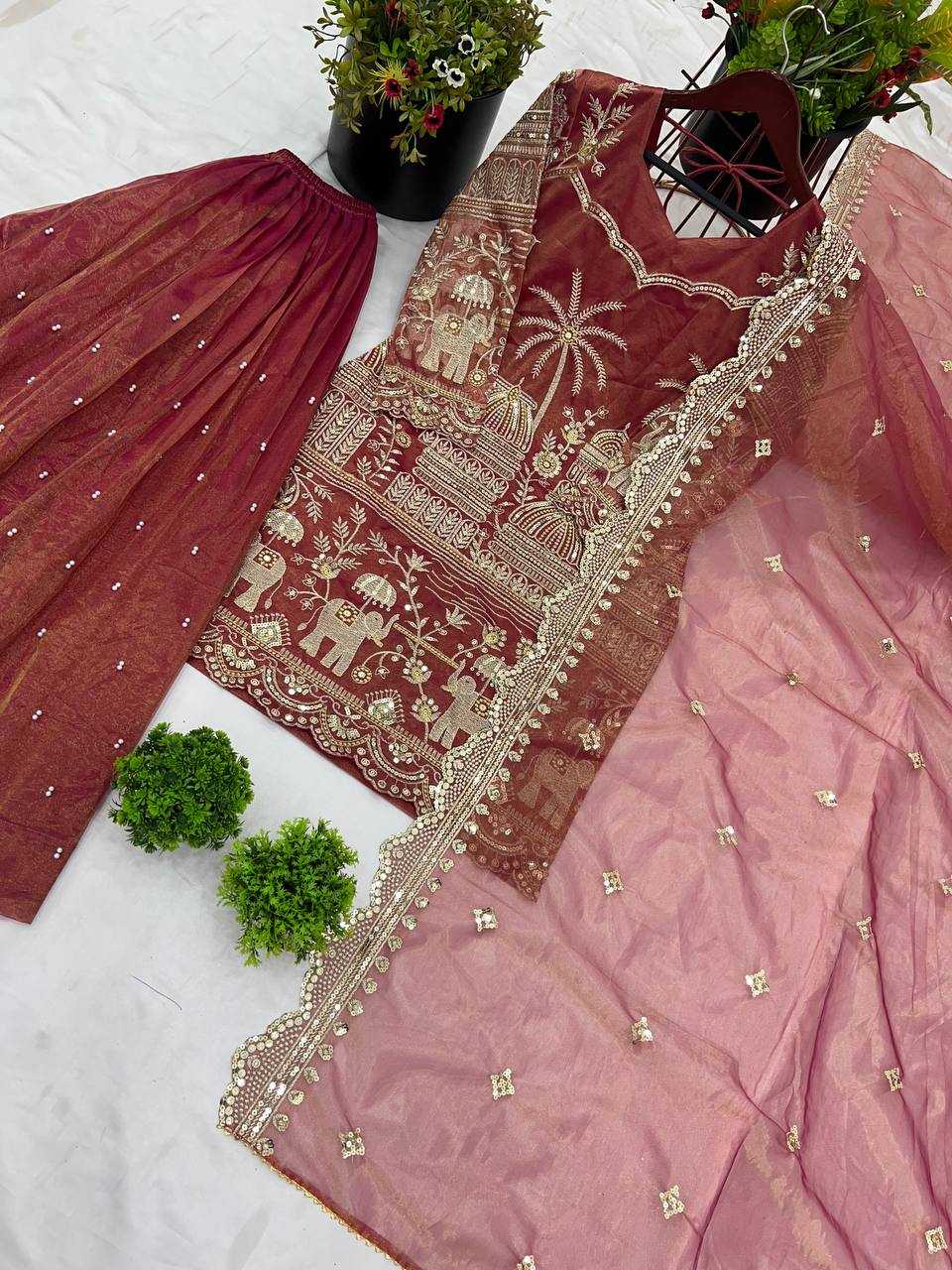 Ynf Twill Net KESH499 5247 Suits & Dresses Wholesale Ladies Suits Sharara Salwar Suits Embroidery Suits Manufacturer