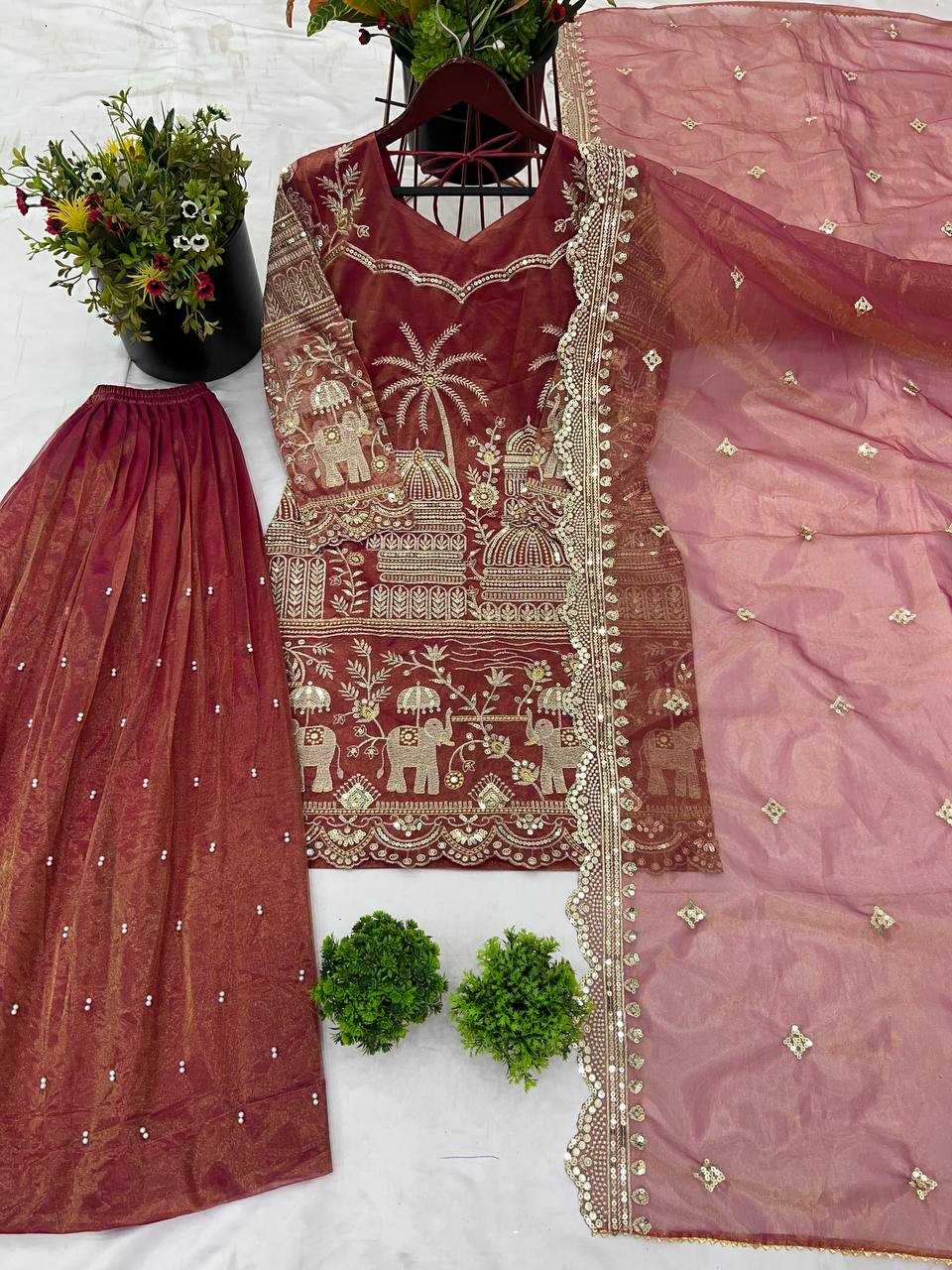 Ynf Twill Net KESH499 5247 Suits & Dresses Wholesale Ladies Suits Sharara Salwar Suits Embroidery Suits Manufacturer