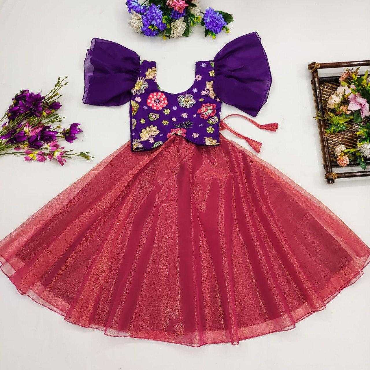 Ynf Twill Net KESH505 306 Kids Wear Wholesale Kids Lehenga Kids Lehenga Choli Baby Girl Lehenga Manufacturer