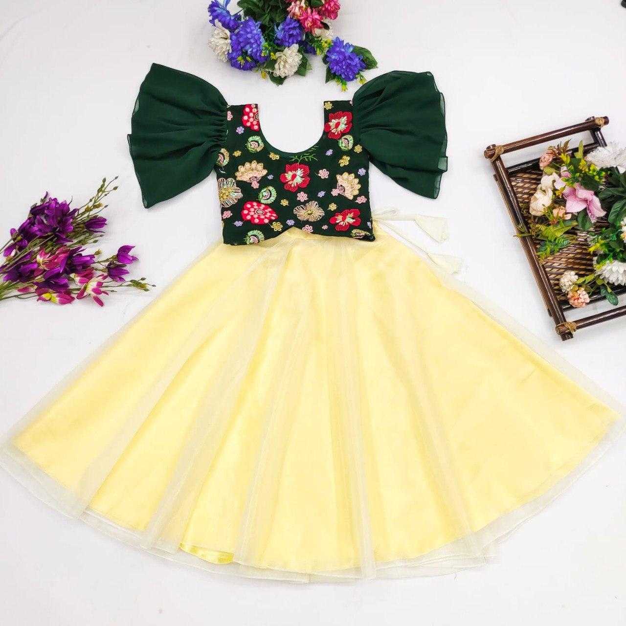 Ynf Twill Net KESH505 306 Kids Wear Wholesale Kids Lehenga Kids Lehenga Choli Baby Girl Lehenga Manufacturer