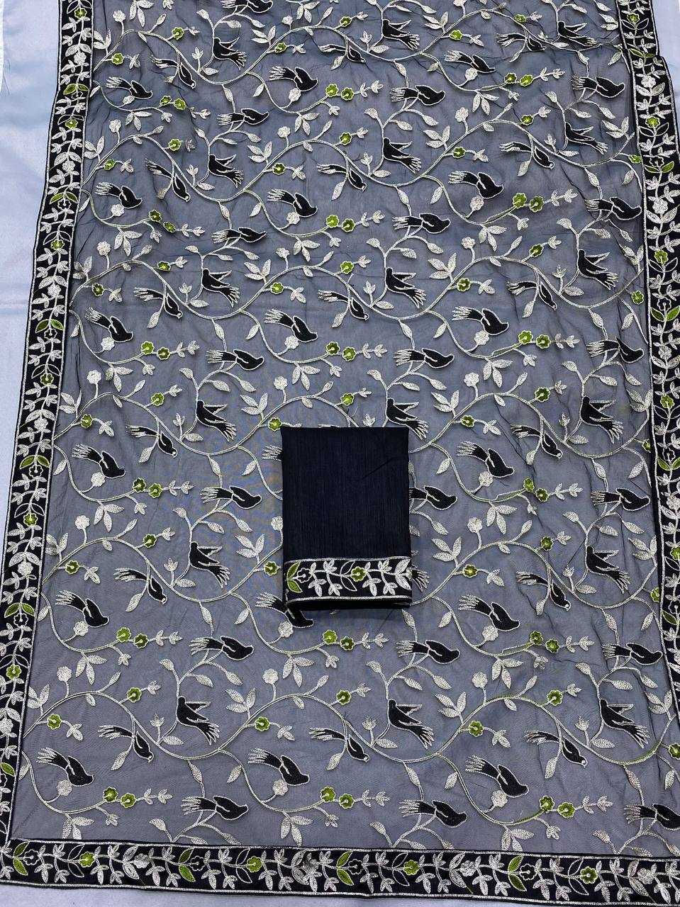 Ynf Twill Net RIN188 Vaamika22 Sarees Wholesale Party Wear Sarees Sequence Sarees Net Sarees Manufacturer