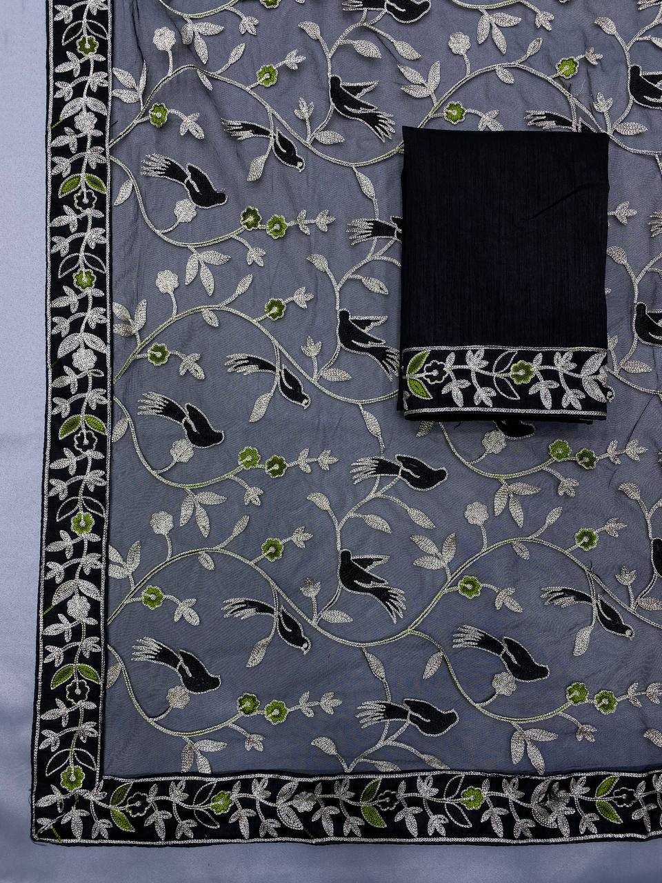 Ynf Twill Net RIN188 Vaamika22 Sarees Wholesale Party Wear Sarees Sequence Sarees Net Sarees Manufacturer