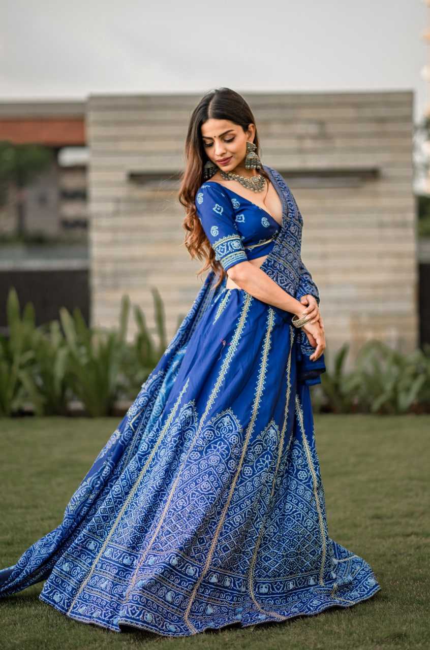 Ynf Vaishali Silk KESH134 1251 Lehengas Wedding Collections Festive Collections Wholesale Silk Lehenga Printed Lehenga Lehenga With Blouse Manufacturer