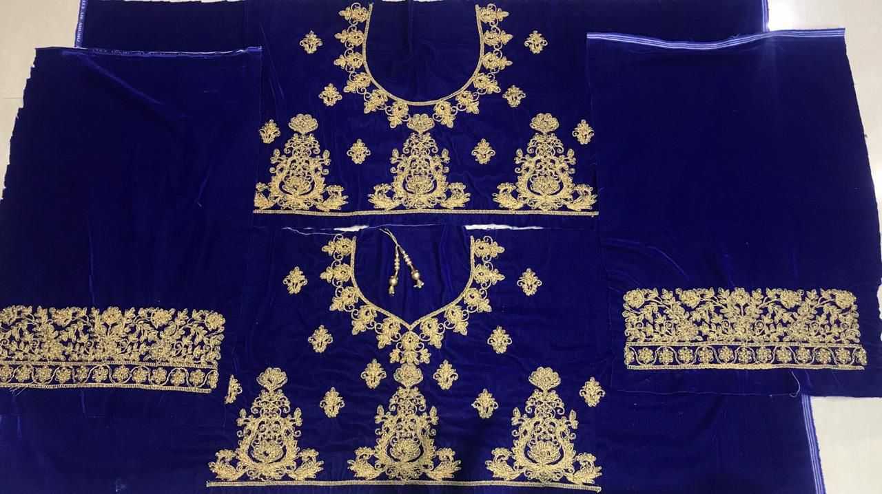 Ynf Velvet KESH494 1051 Lehengas Wedding Collections Festive Collections Wholesale Bridal Lehenga Embroidered Lehenga Velvet Lehenga Manufacturer