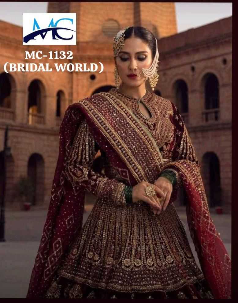 Ynf Velvet KESH494 1132 Lehengas Wedding Collections Festive Collections Wholesale Embroidered Lehenga Velvet Lehenga Zari Work Lehenga Manufacturer