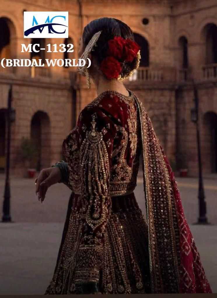 Ynf Velvet KESH494 1132 Lehengas Wedding Collections Festive Collections Wholesale Embroidered Lehenga Velvet Lehenga Zari Work Lehenga Manufacturer