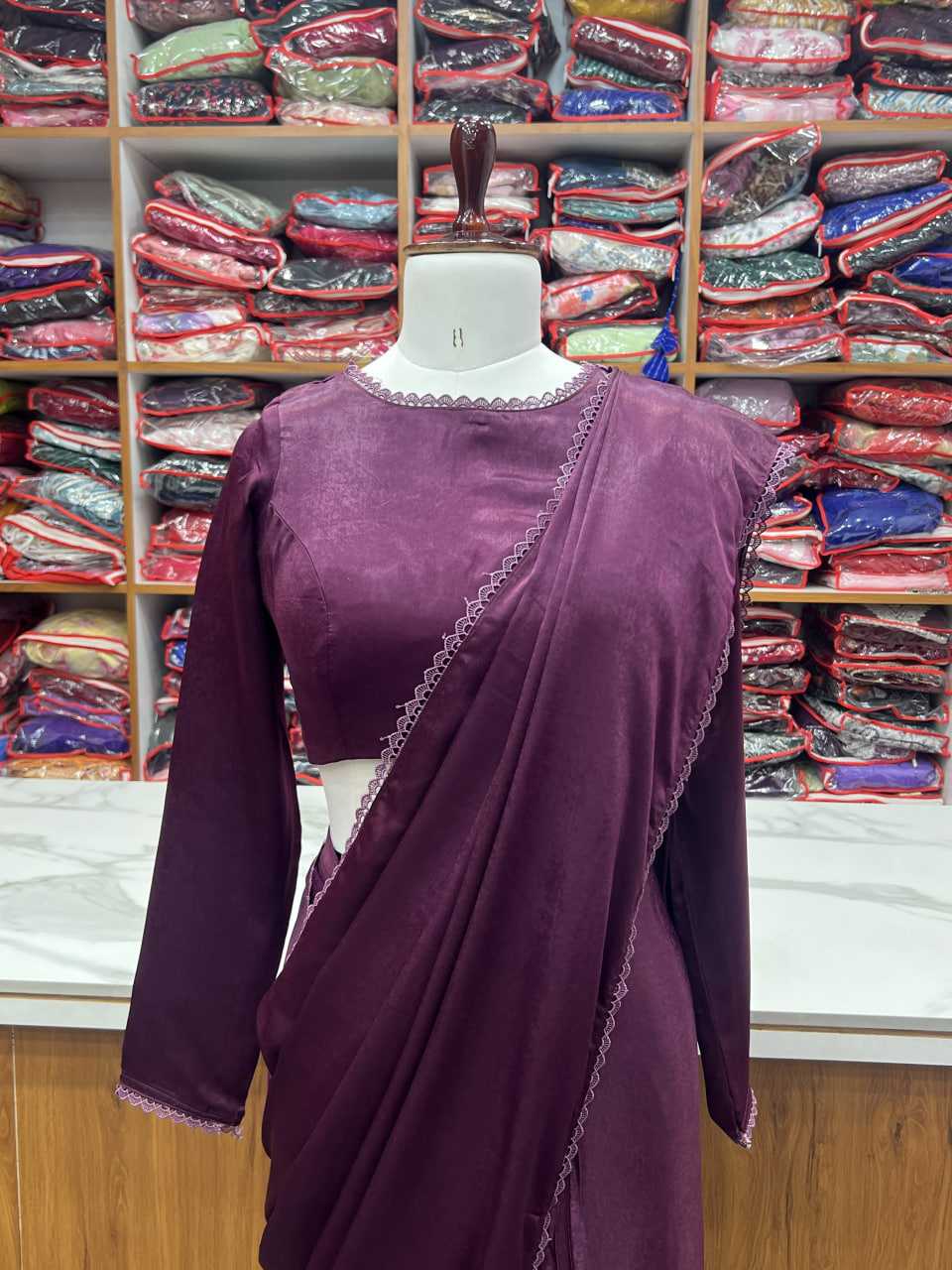 Ynf Velvet KESH504 46 Sarees Wedding Collections Festive Collections Wholesale Velvet Sarees Lace Border Sarees Sarees With Blouse Manufacturer