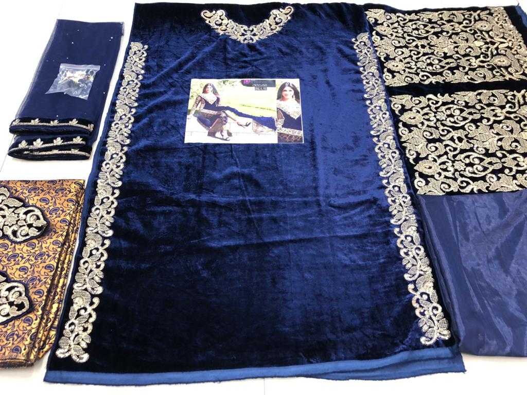 Ynf Velvet KESH504 SS155 Suits & Dresses Wholesale Embroidery Suits Semi-Stitched Suits Evening Dresses Manufacturer