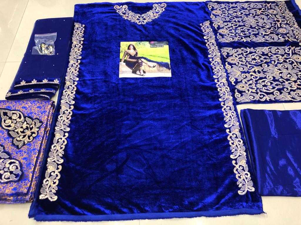 Ynf Velvet KESH504 SS155 Suits & Dresses Wholesale Embroidery Suits Semi-Stitched Suits Evening Dresses Manufacturer
