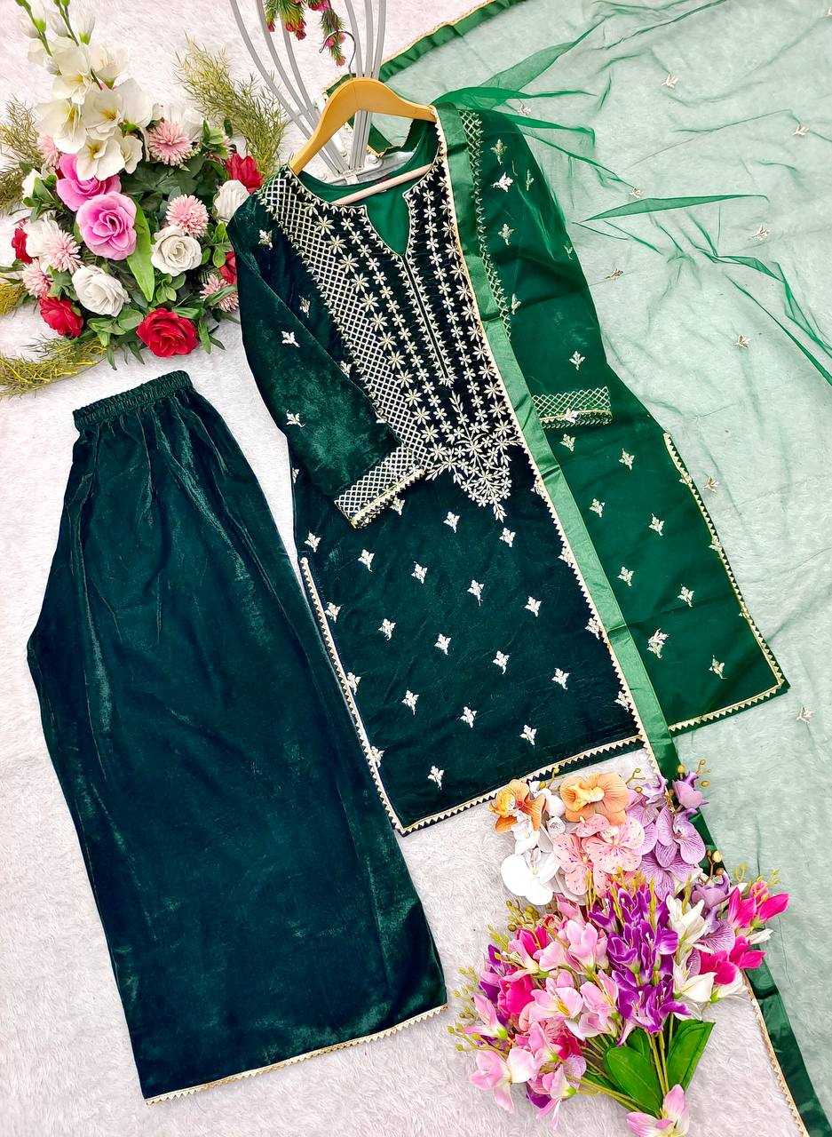 Ynf Velvet KESH506 7836 Suits & Dresses Wedding Collections Festive Collections Wholesale Sharara Salwar Suits Velvet Suits Embroidery Suits Manufacturer