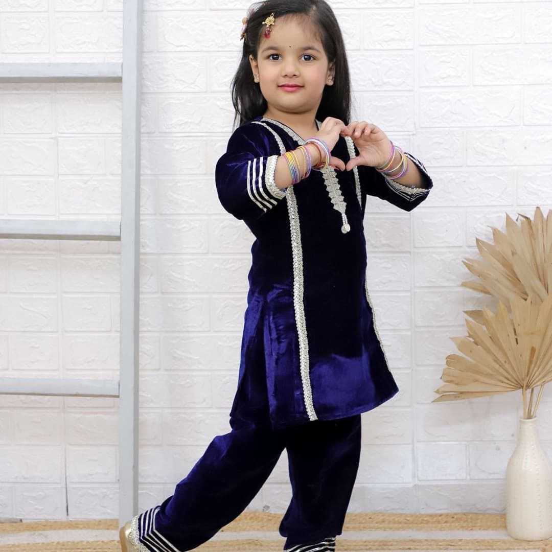 Ynf Velvet RIN107 371 Kids Wear Wholesale Kids Suit Kids Ethnic Wear Kids Traditional Outfits Manufacturer
