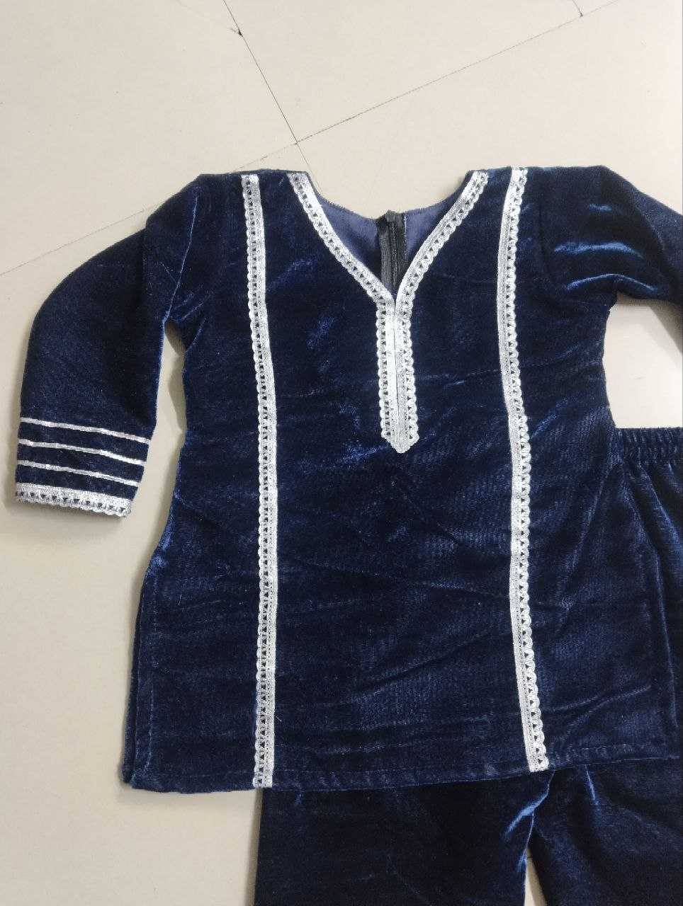 Ynf Velvet RIN107 371 Kids Wear Wholesale Kids Suit Kids Ethnic Wear Kids Traditional Outfits Manufacturer