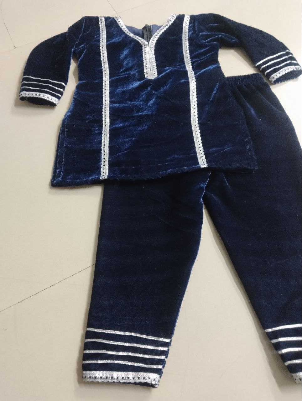 Ynf Velvet RIN107 371 Kids Wear Wholesale Kids Suit Kids Ethnic Wear Kids Traditional Outfits Manufacturer